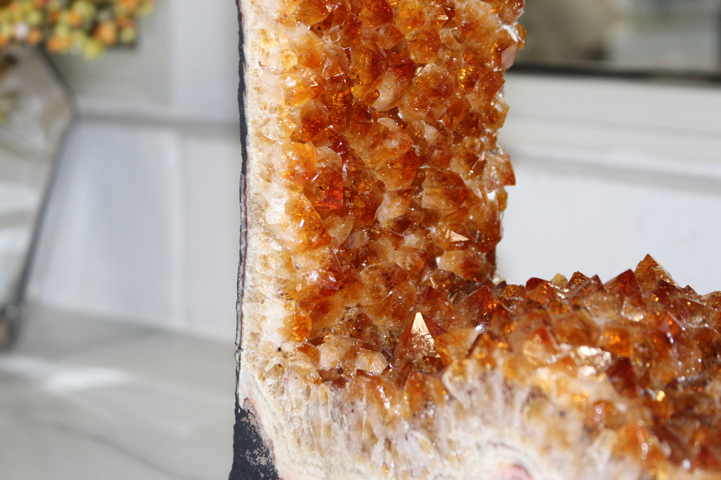 Citrine Window Geode