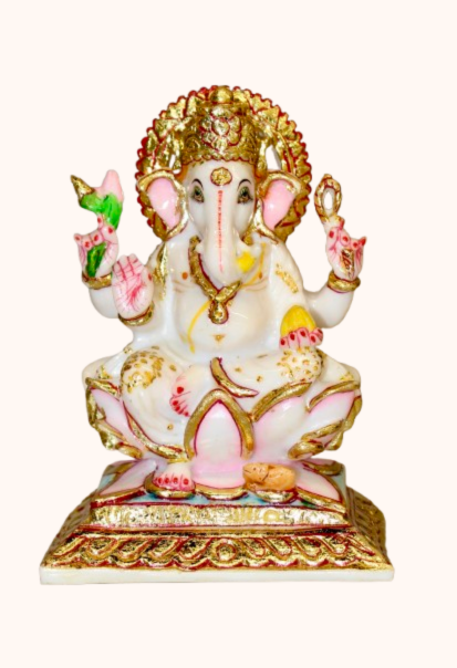 Ornate Marble-Resin Statues