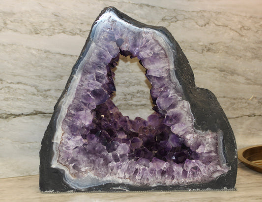 Natural Amethyst Geode Display Piece