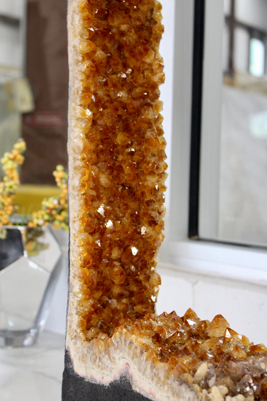 Citrine Window Geode