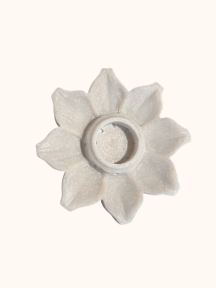 Lotus Marble Tealight Holder