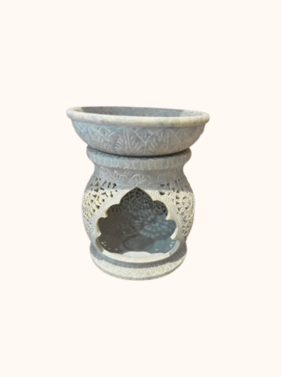Hand-Carved Soapstone Oil Diffuser